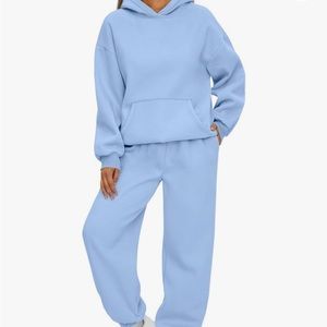 Blue sweatsuit